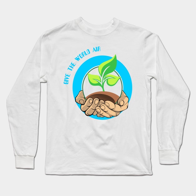 Give the planet air Long Sleeve T-Shirt by Karlov Print